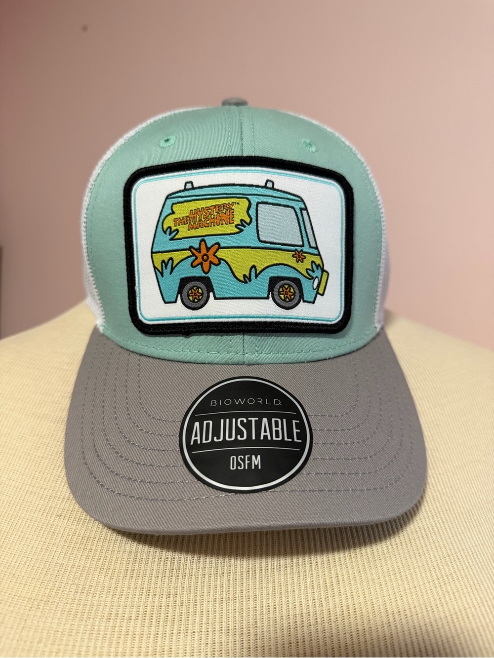 Bioworld Scooby-Doo Mystery Machine Patch Trucker Hat
